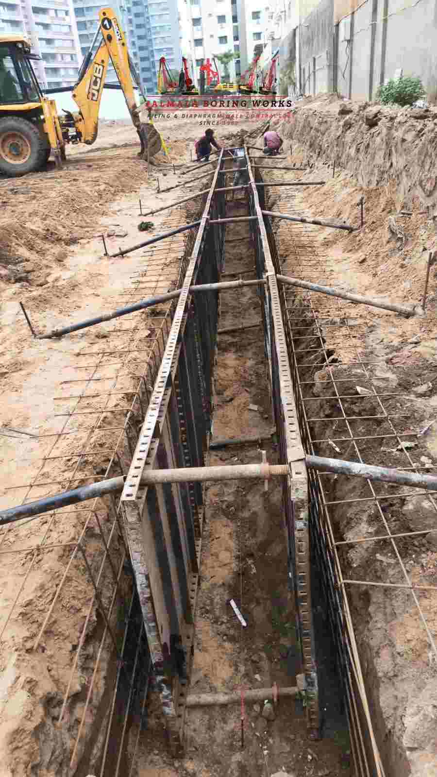 Diaphragm Wall execution 3